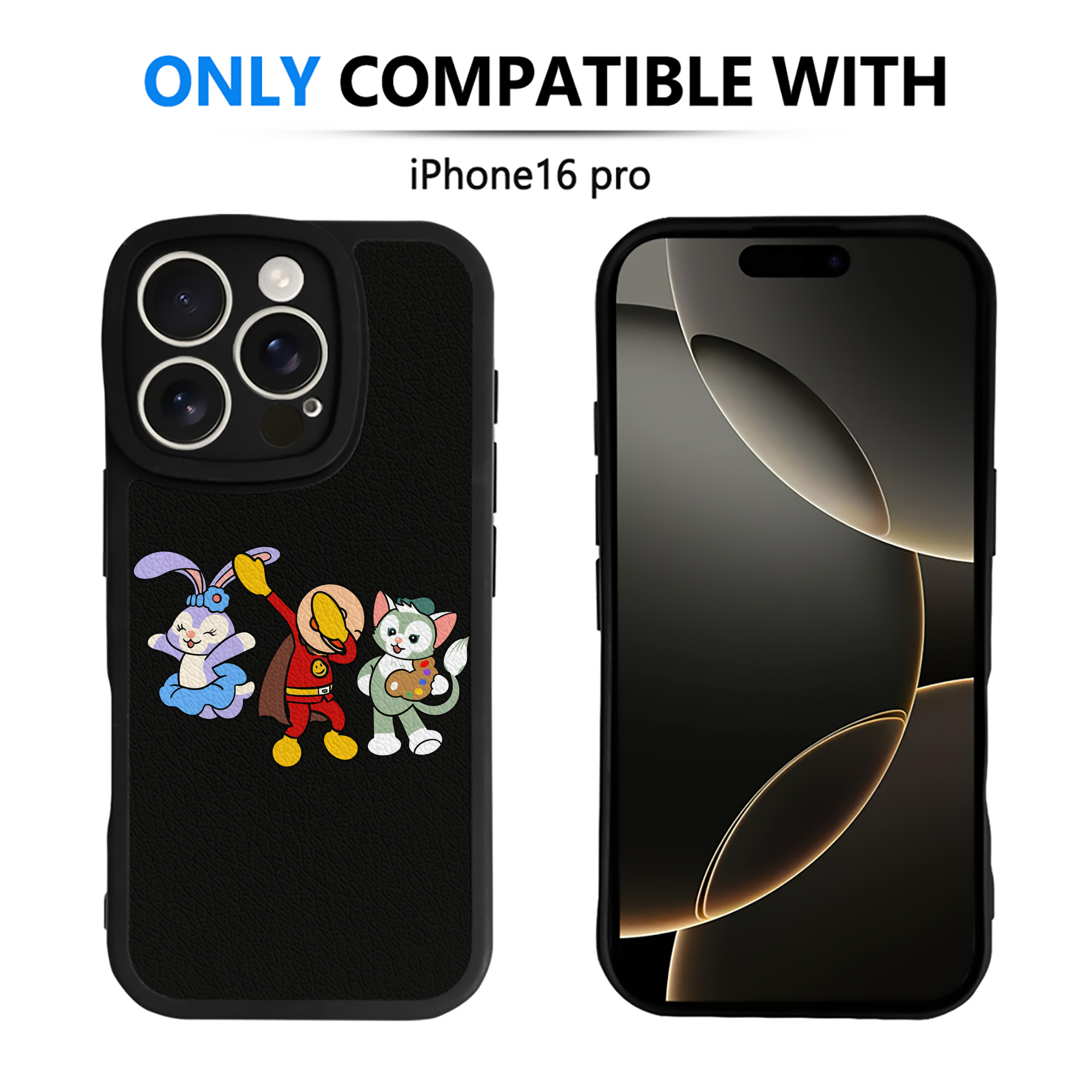 （画像用） アンパンマン Anpanman 【iPhone 16シリーズ対応】シリコンスマホケース（レザー調） 材質：シリコン